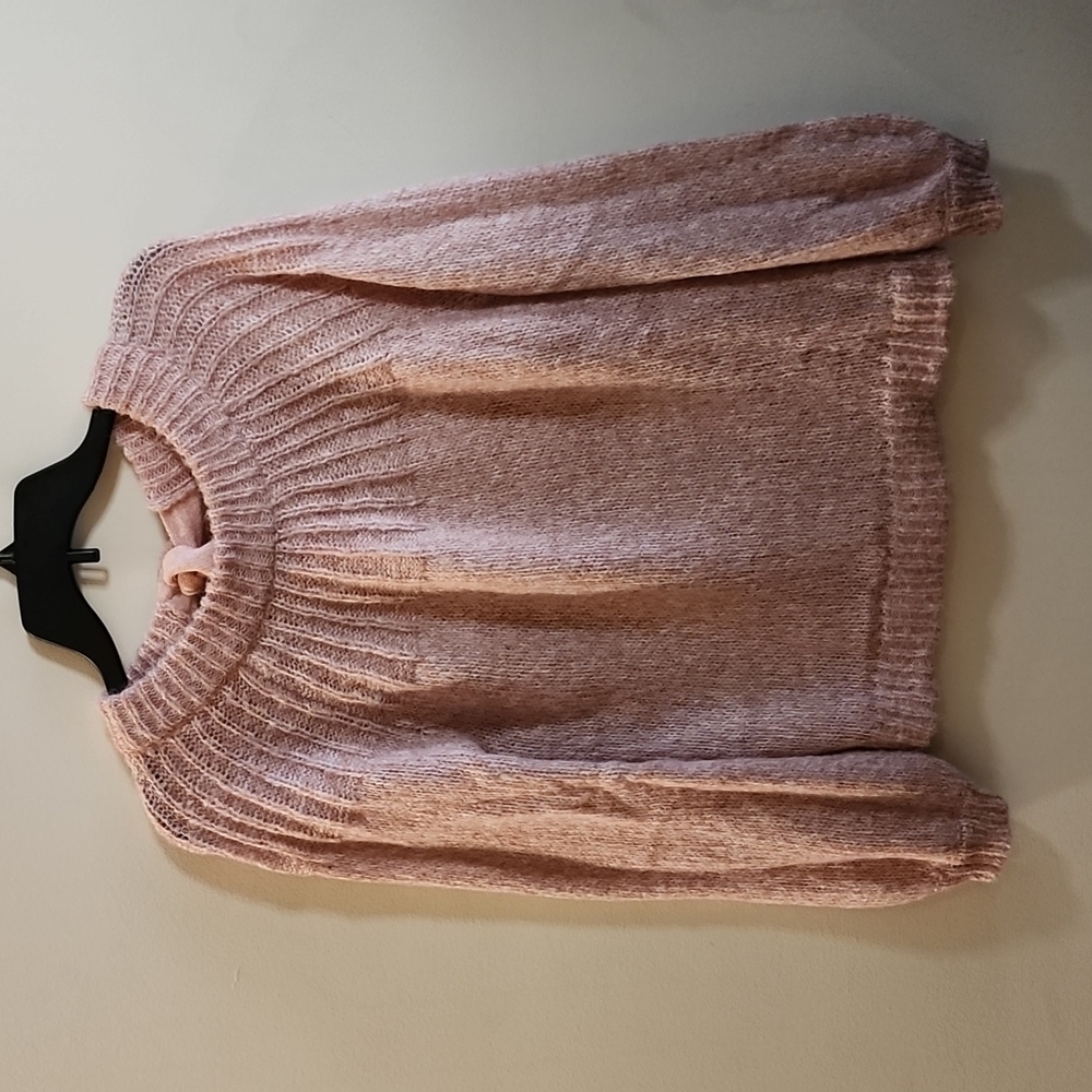 Lauren Conrad Bow Back Sweater, Size SMALL, Pink